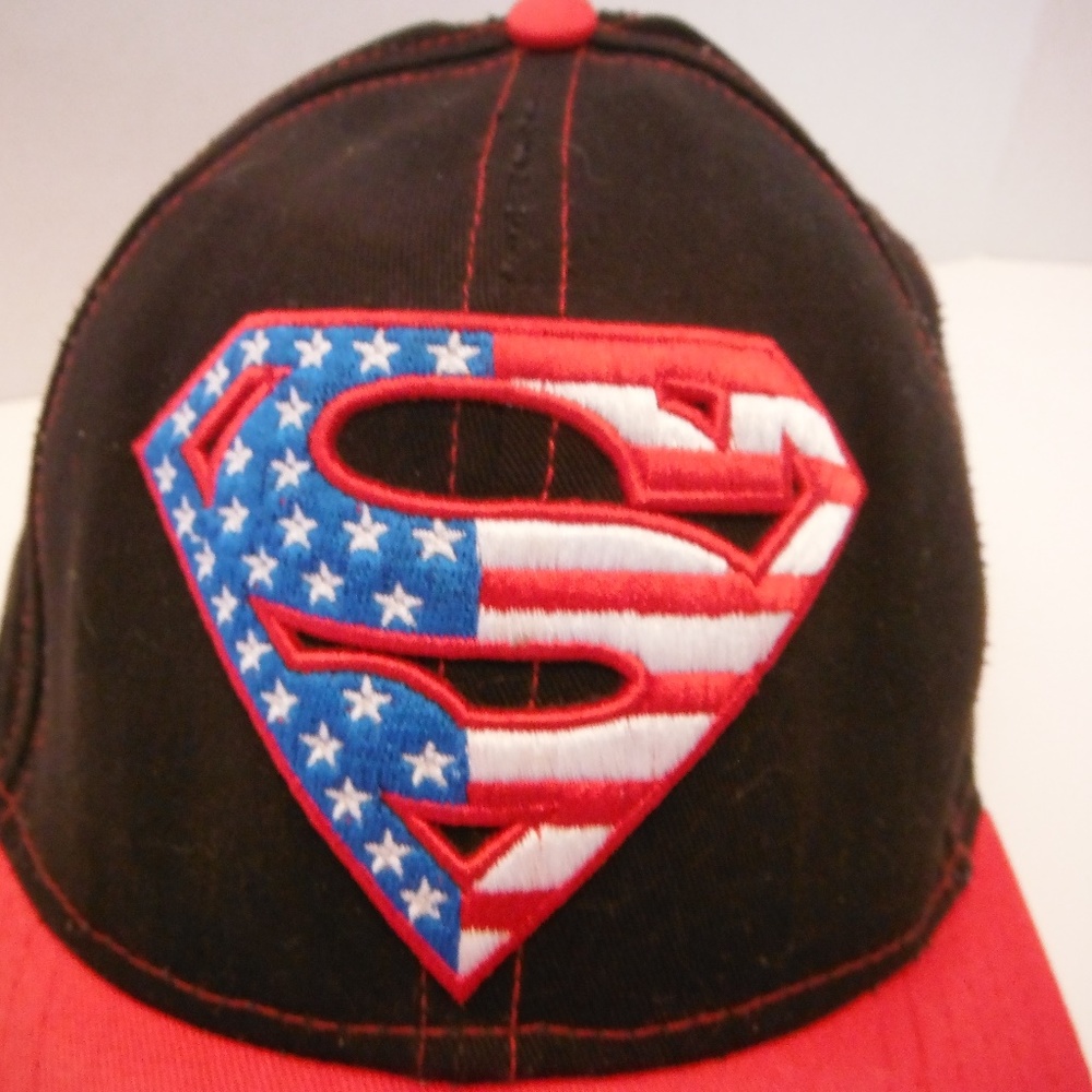 Official USA Superman Adjustable Baseball Cap/Hat - Picture 8 of 8